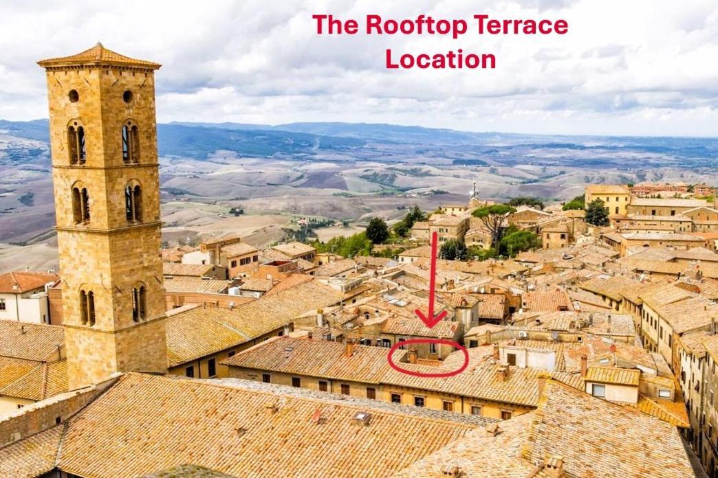 The Walkable Volterra Rooftop Suite Esterno foto